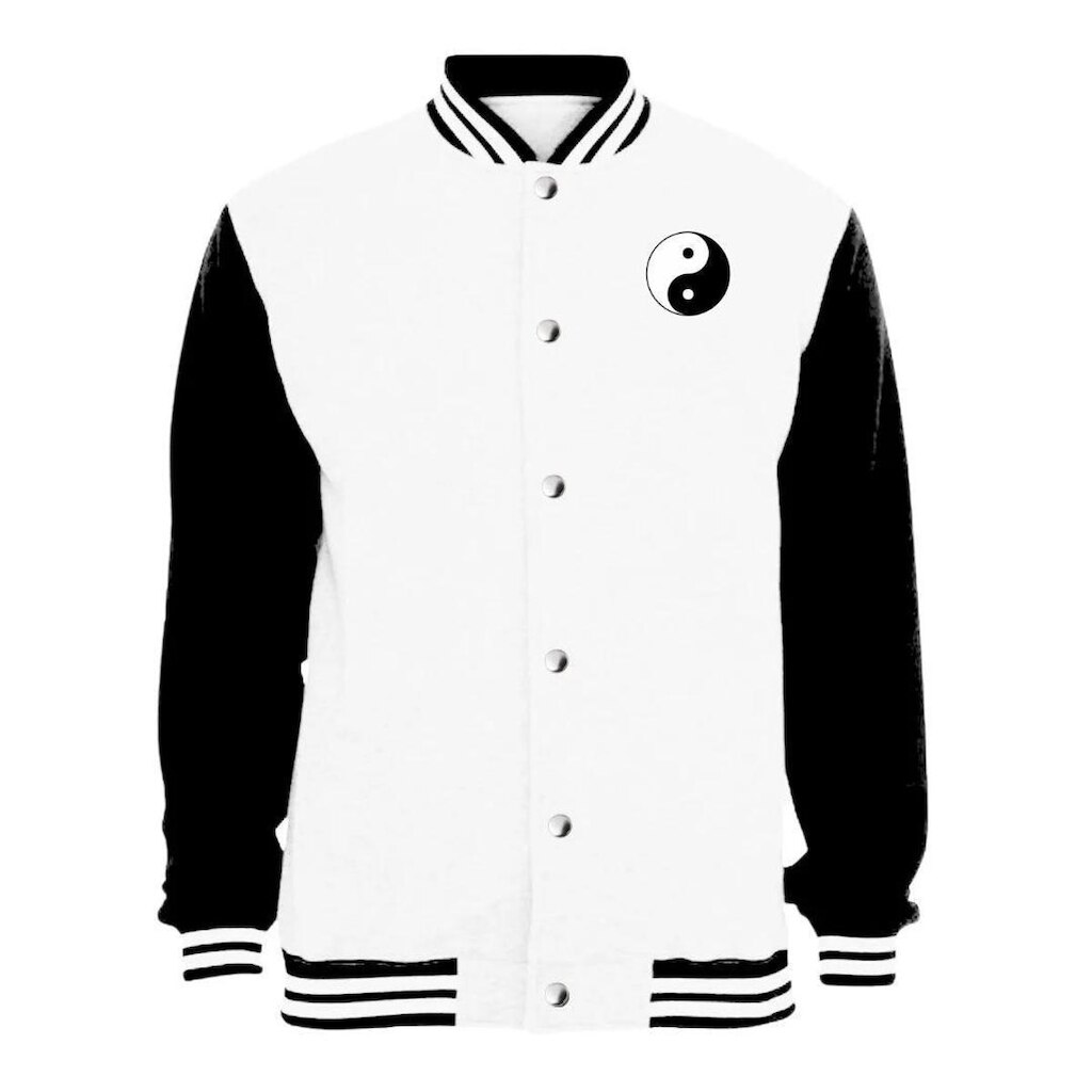 Jaqueta Moletom Calttony Yin Yang Sem Bolso