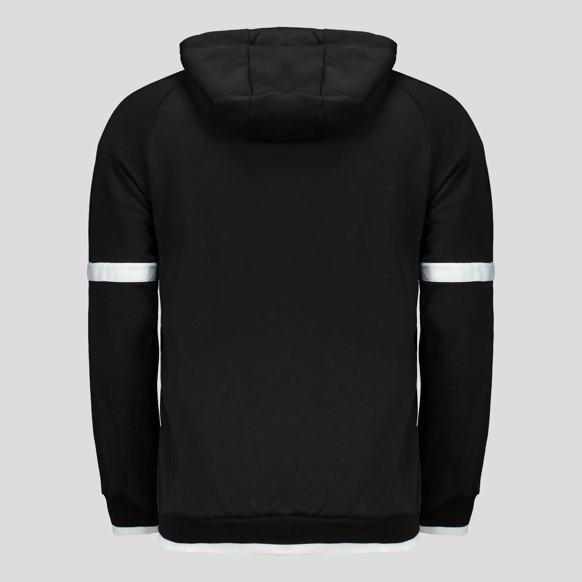 Jaqueta Moletom Corinthians Print Preta Preto Netshoes