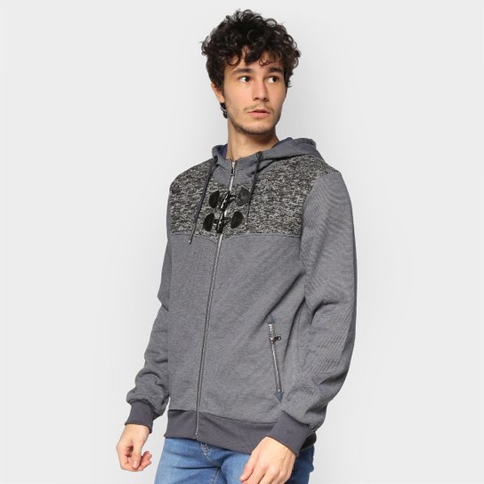 Jaqueta Moletom Eagle Rock Básica Com Capuz Masculino - Azul Menor preço em Jaqueta Moletom Eagle Rock Básica Com Capuz Masculino - Azul