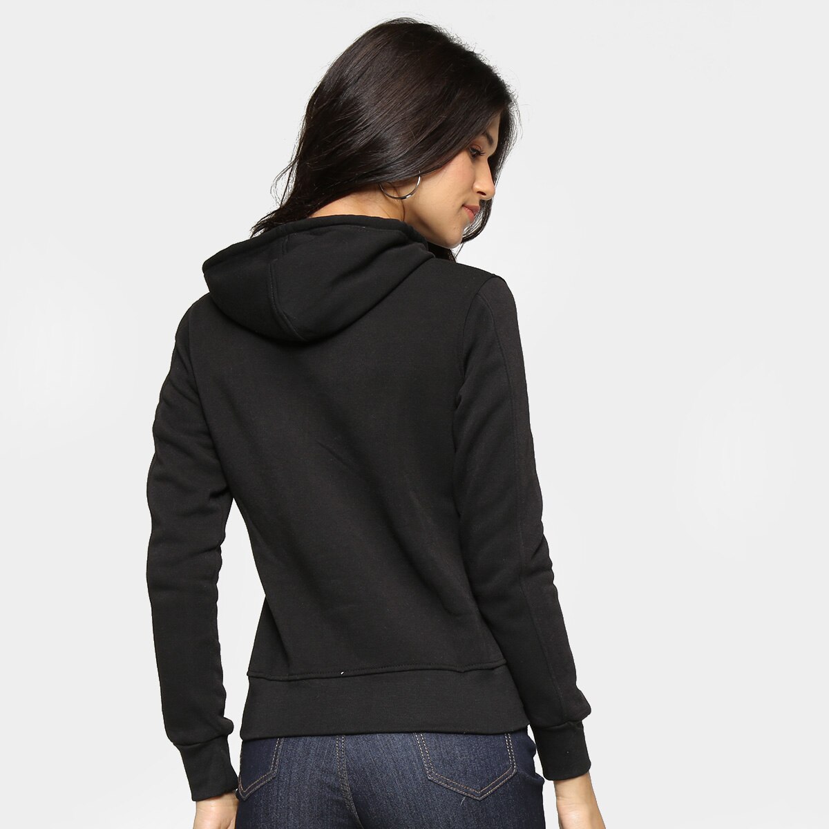 floral zip up moletom com capuz womens