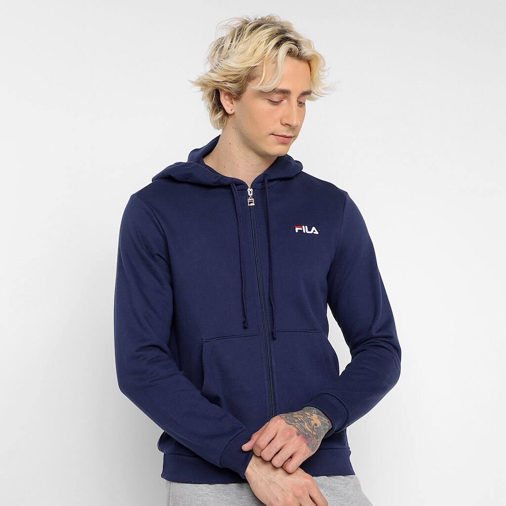 Jaqueta Moletom Fila Classic Basic Masculina