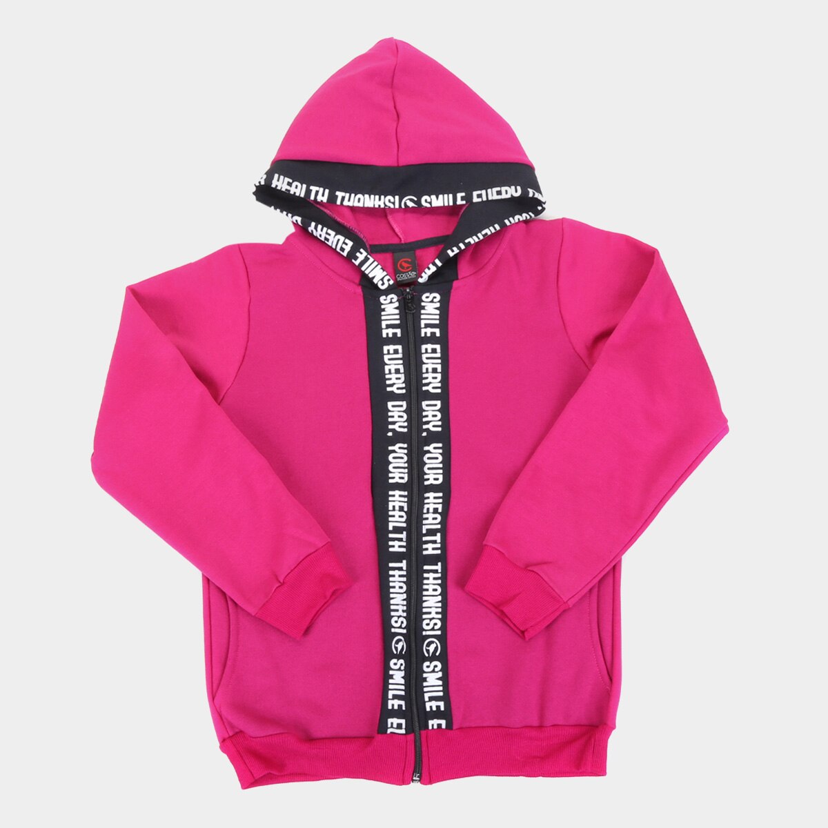 everyday zip up moletom com capuz