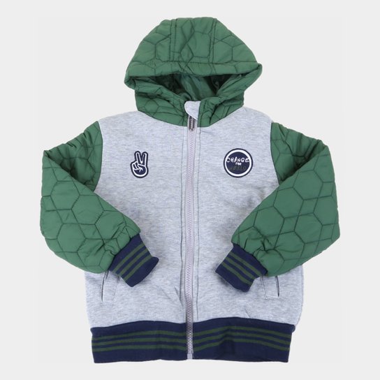 Jaqueta Moletom Infantil Plural Kids Puffer Com Capuz Masculina - Verde Menor preço em Jaqueta Moletom Infantil Plural Kids Puffer Com Capuz Masculina - Verde