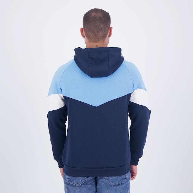Jaqueta Moletom Manchester City Azul e Marinho