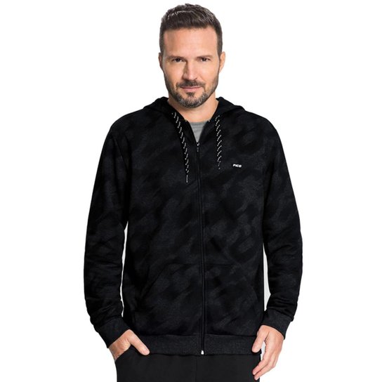 Jaqueta Moletom Masculina com Capuz Estampada Fico - AZUL MARINHO - G - Grafite Menor preço em Jaqueta Moletom Masculina com Capuz Estampada Fico - AZUL MARINHO - G - Grafite