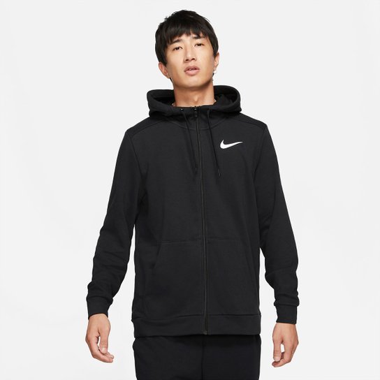 Jaqueta Moletom Nike Nk Dry Hoodie Fz Flc Masculina - Preto+Branco Menor preço em Jaqueta Moletom Nike Nk Dry Hoodie Fz Flc Masculina - Preto+Branco