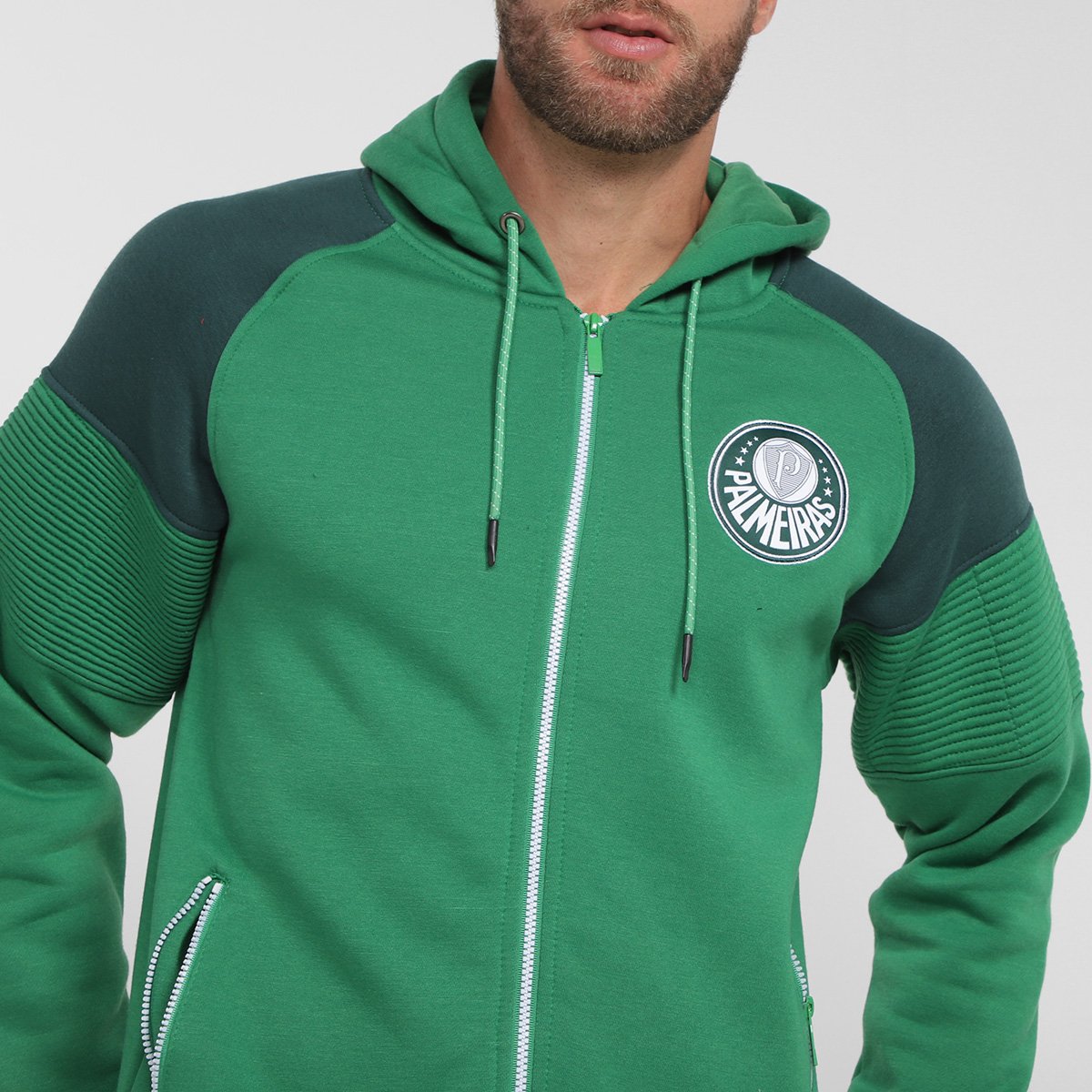 Jaqueta Moletom Palmeiras Logo Masculina - 2