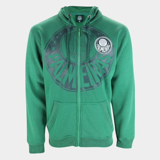 Jaqueta Moletom Palmeiras Shadow SPR Sports Masculina - Verde Menor preço em Jaqueta Moletom Palmeiras Shadow SPR Sports Masculina - Verde