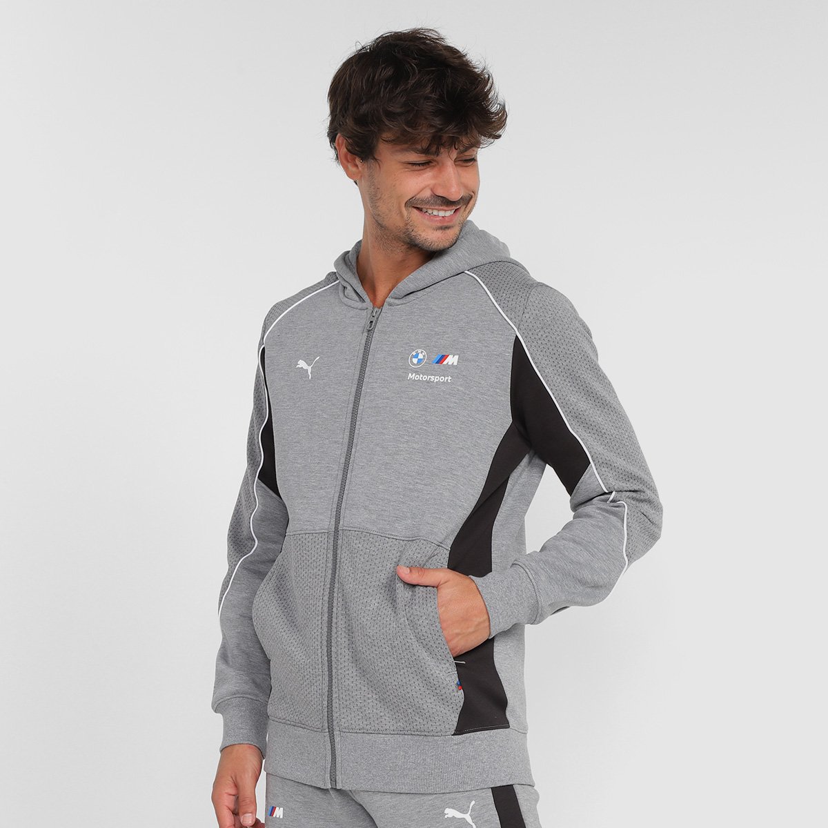 Kit Moletom Calça De Moletom Bmw Jaqueta Moletom Puma BMW Com