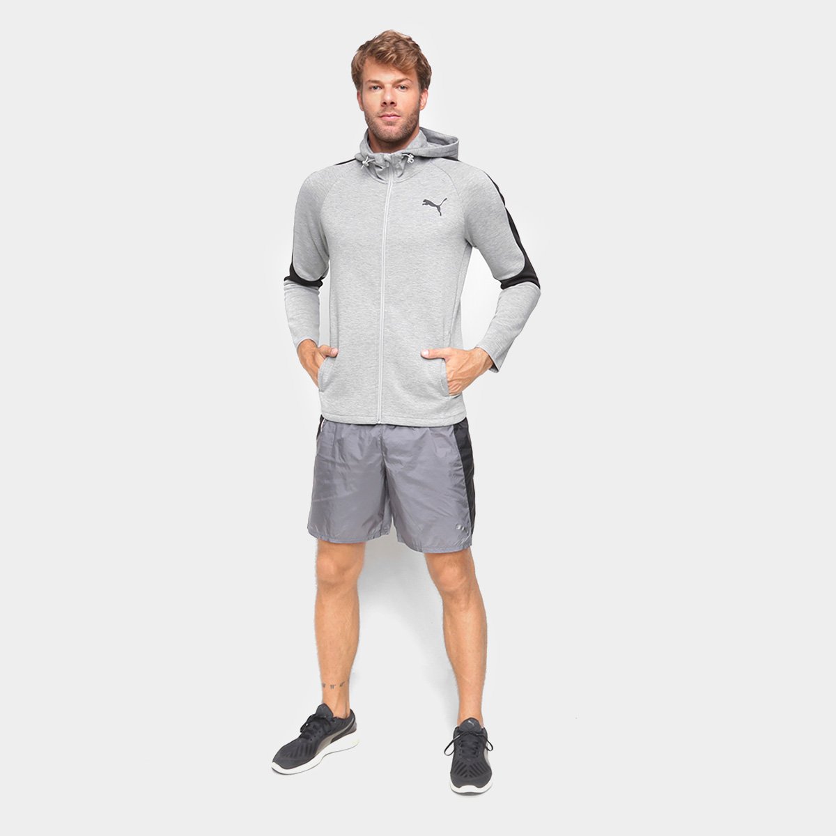Jaqueta Moletom Puma Evostripe Core c/ Capuz Masculina - 3