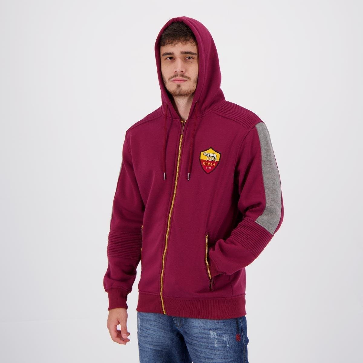 roma nike moletom com capuz