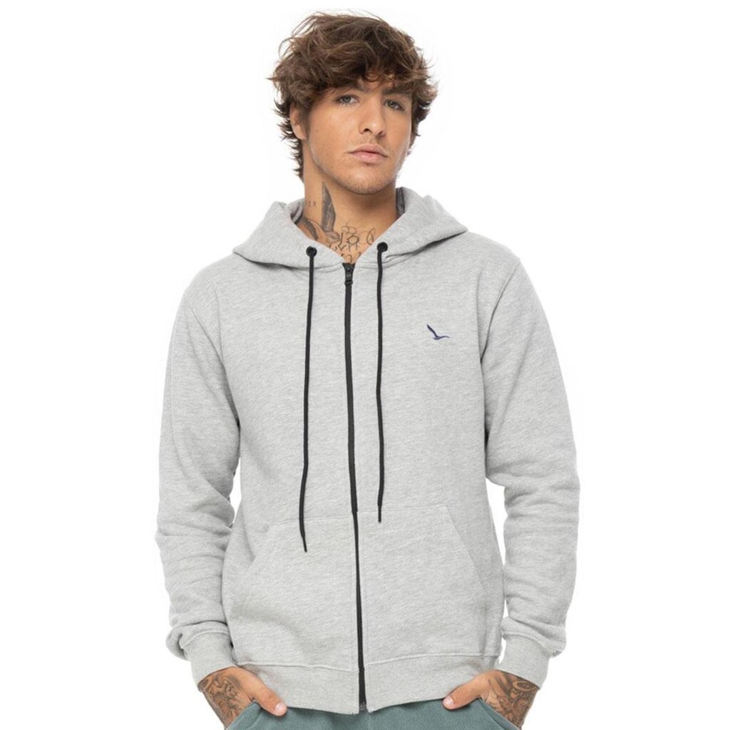 Jaqueta Moletom Yacht Master Com Bordado Capuz Masculina