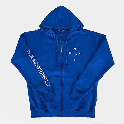 Jaqueta Moleton Cruzeiro Plus Size Masculina - Masculino