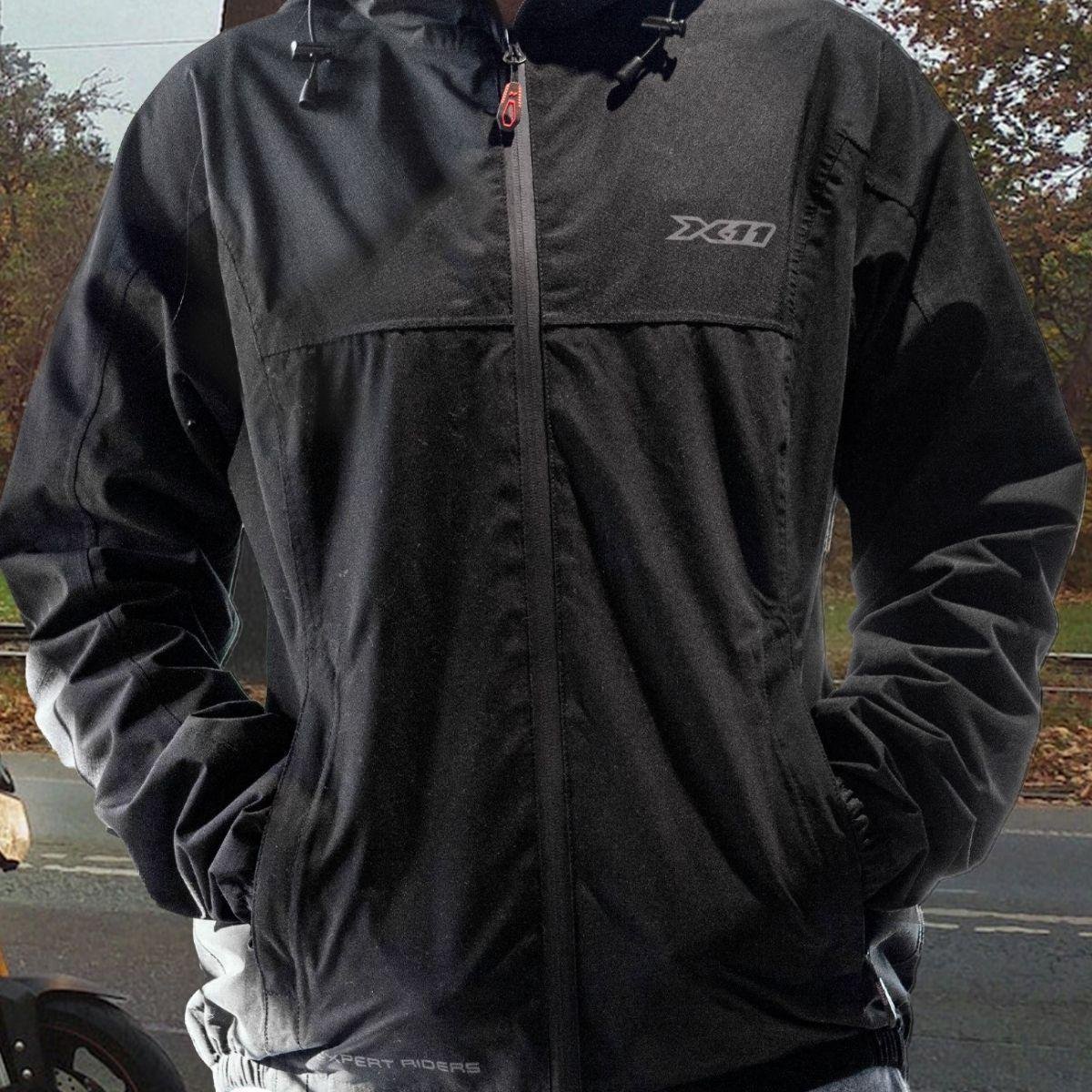 Jaqueta Moto Rain Casual Feminina Impermeável Lançamento Preto