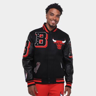 Jaqueta NBA Chicago Bulls Mash Up RIB Wool Varsity Pro Standard Masculina
