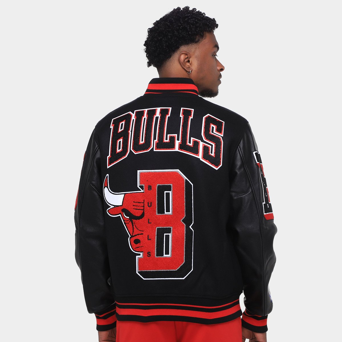 Moletom Jaqueta Do Chicago Bulls Casaco Jaqueta Chicago Bulls