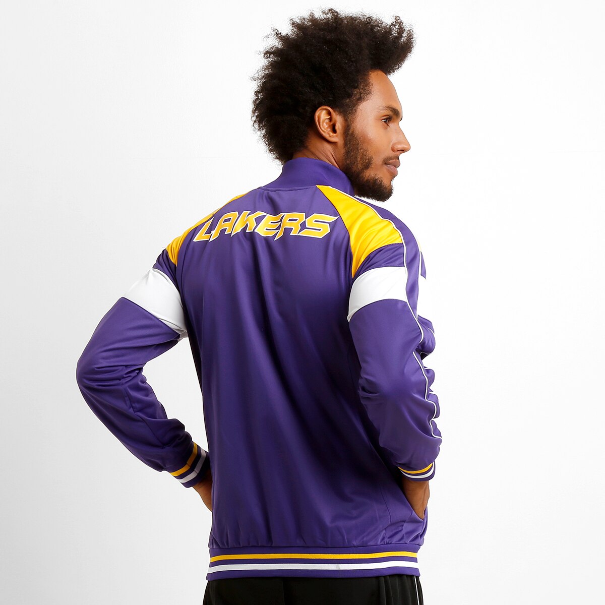 jaqueta lakers roxa