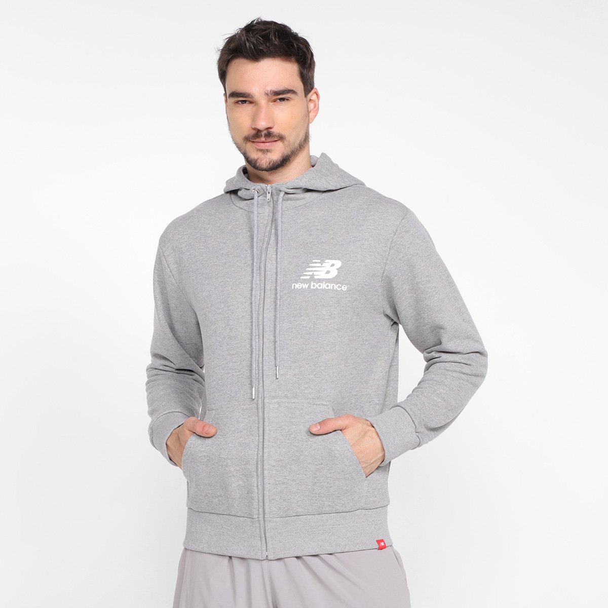 Jaqueta New Balance Essentials Basic C Capuz Masculina Cinza Netshoes Jaqueta New Balance Essentials Basic C Capuz Masculina Cinza Netshoes