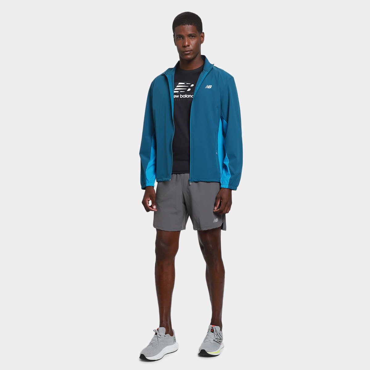 Jaqueta New Balance Windbreak Fast Days Masculina - 5