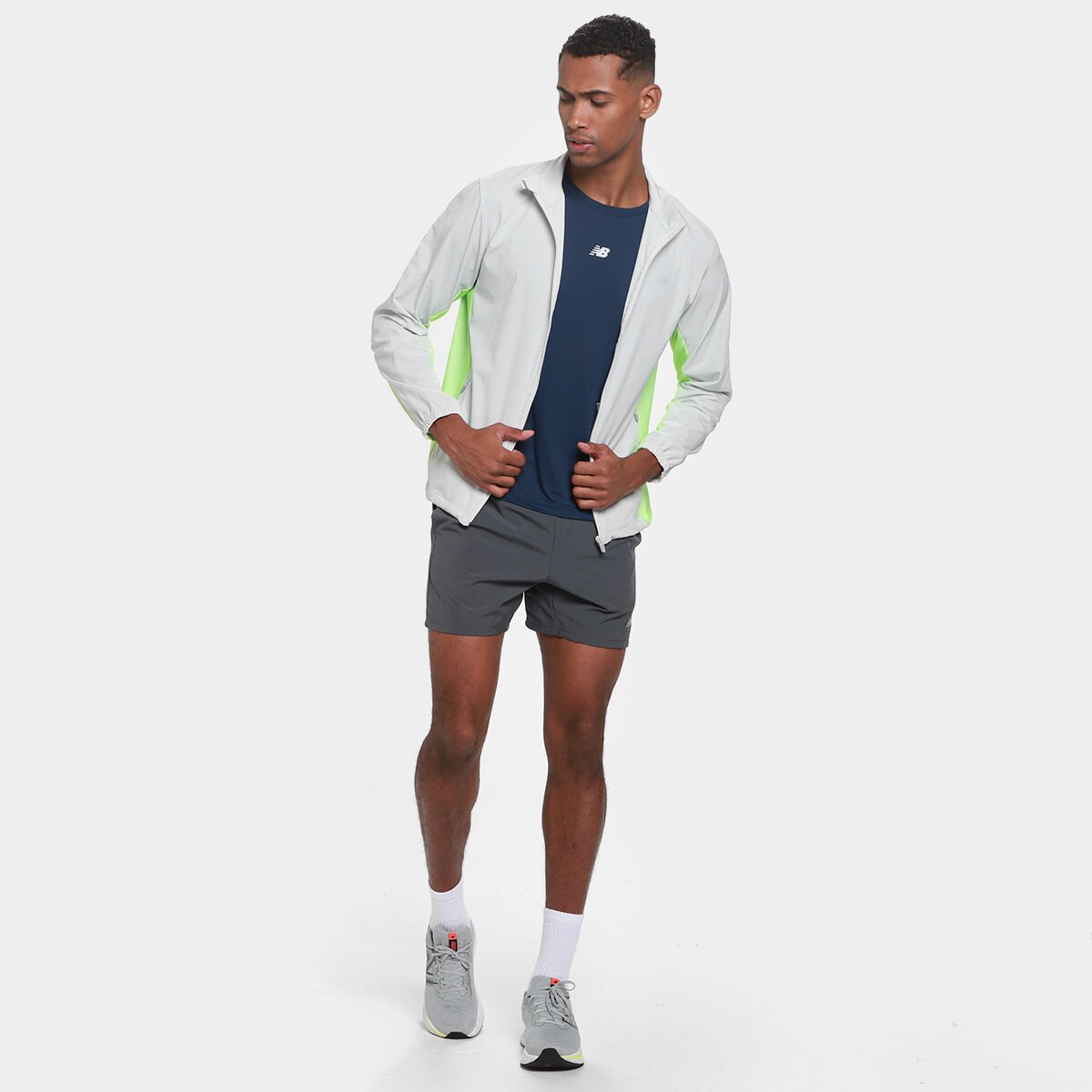 Jaqueta New Balance Windbreak Fast Days Masculina - 5
