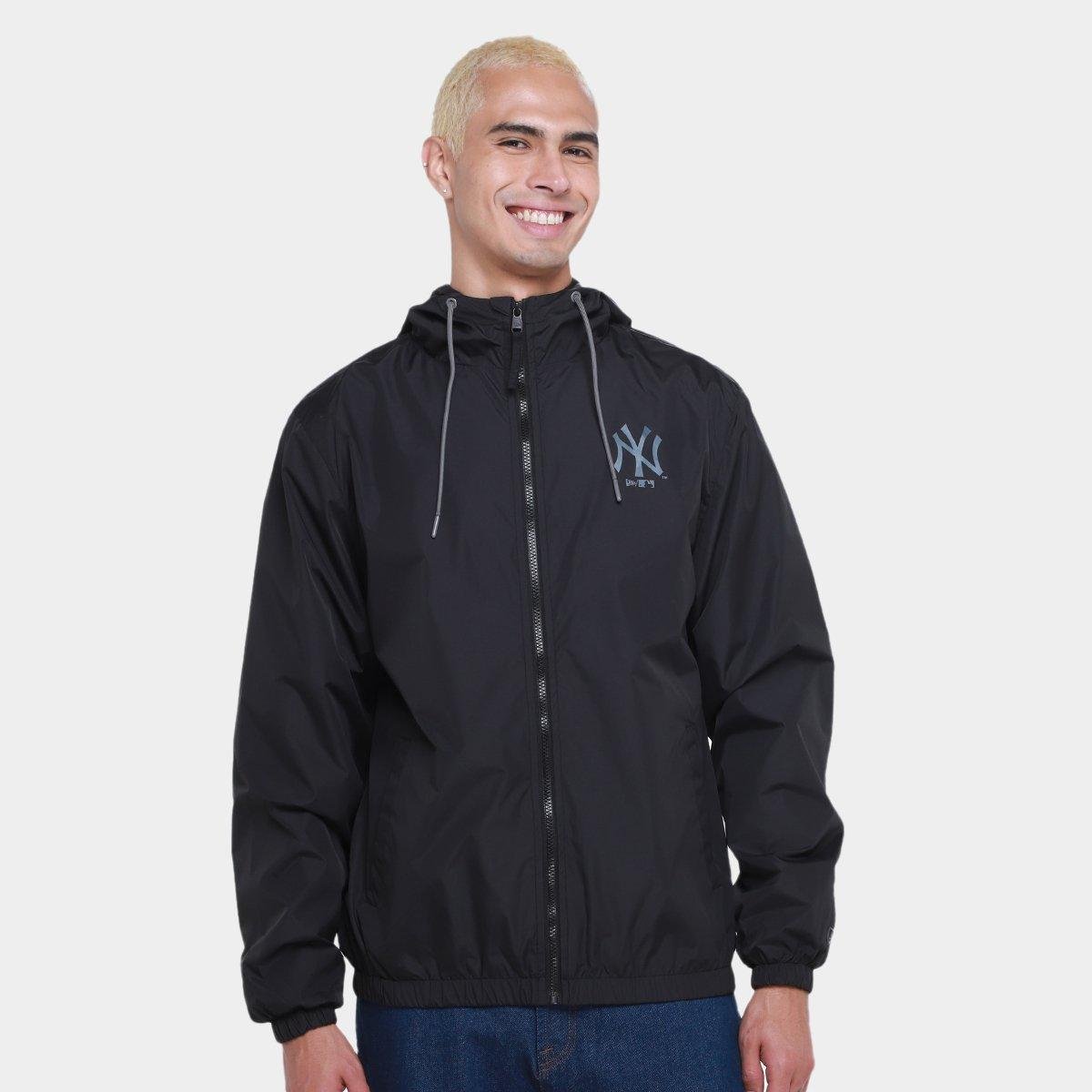 Jaqueta New Era Básico New York Yankees Masculino Preto Netshoes