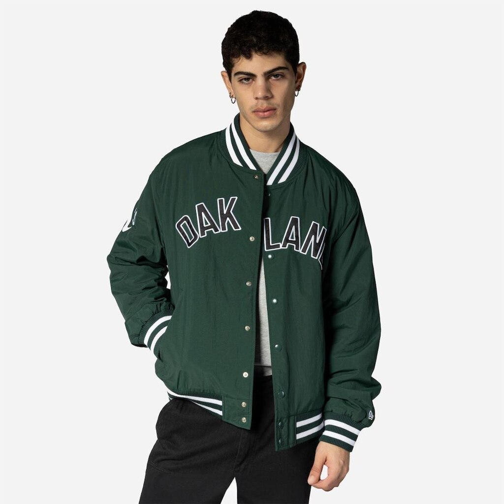 JAQUETA NEW ERA BOMBER MLB OAKLAND ATHLETICS