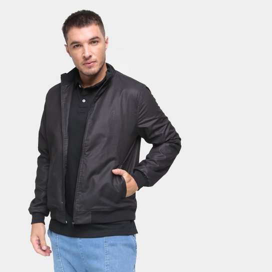 Jaqueta Nickel Masculina San Francisco Zíper Bolso Conforto - Preto Menor preço em Jaqueta Nickel Masculina San Francisco Zíper Bolso Conforto - Preto