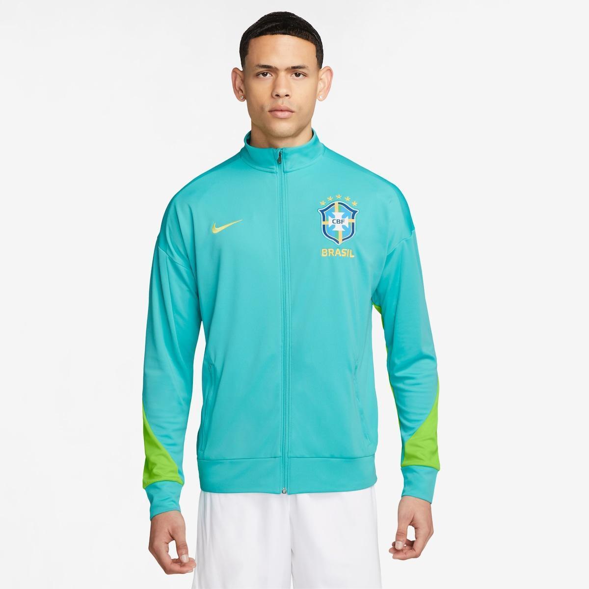 Jaqueta Nike Brasil Treino Dri-FIT Academy Pro Masculina - Verde