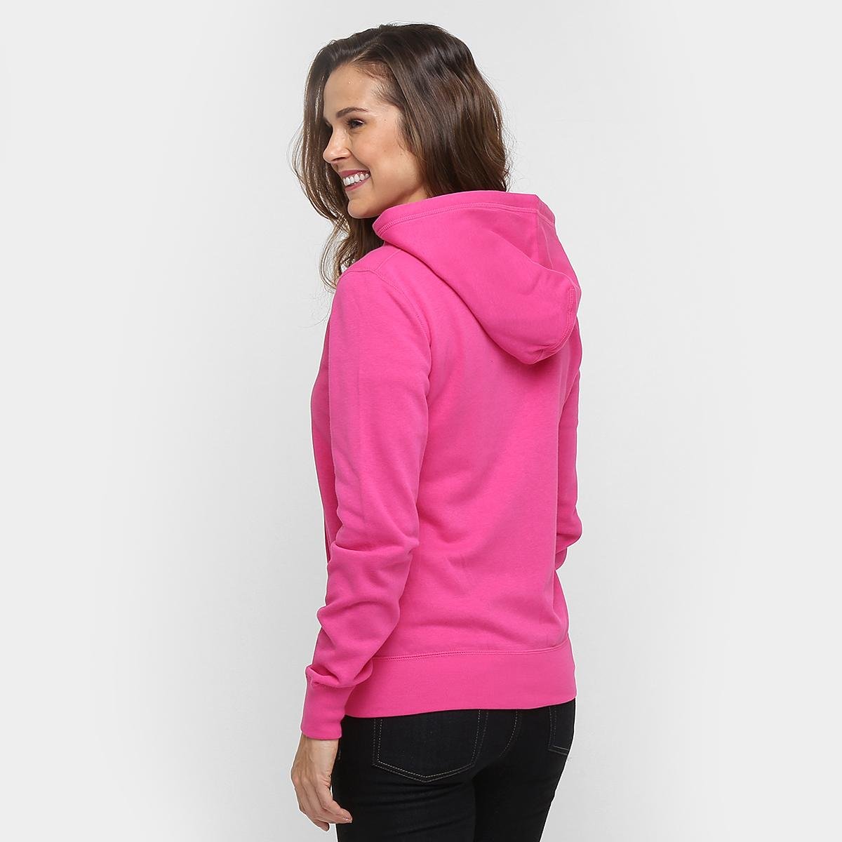 nike club logo moletom com capuz pink