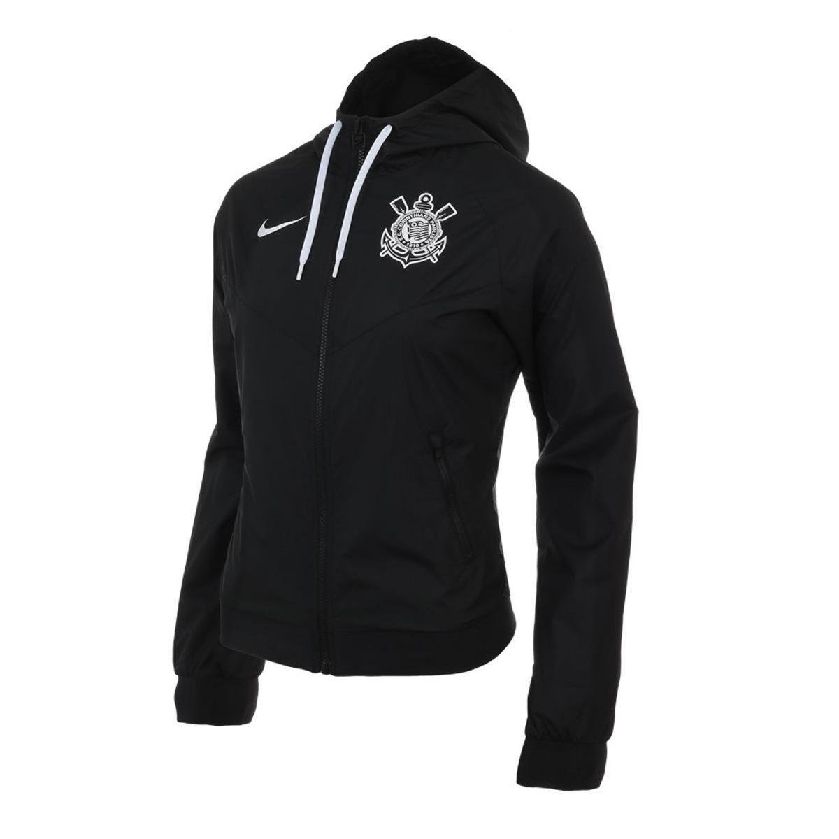 Jaqueta Nike Corinthians Feminina Preto Netshoes