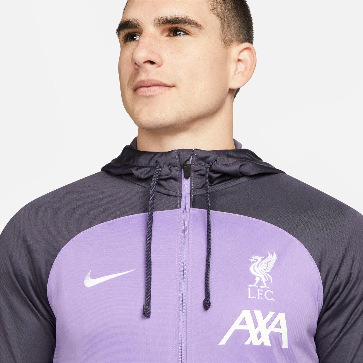 Nike Liverpool FC DRI-FIT ADV ジャージ M Jaqueta Nike Dri-FIT LIverpool Masculina - Lilás+Cinza | Netshoes
