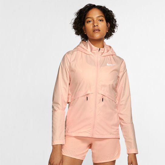 Jaqueta Nike Essential HD com Capuz Feminina - Salmão e Prata é ruim? Jaqueta Nike Essential HD com Capuz Feminina - Salmão e Prata é boa?