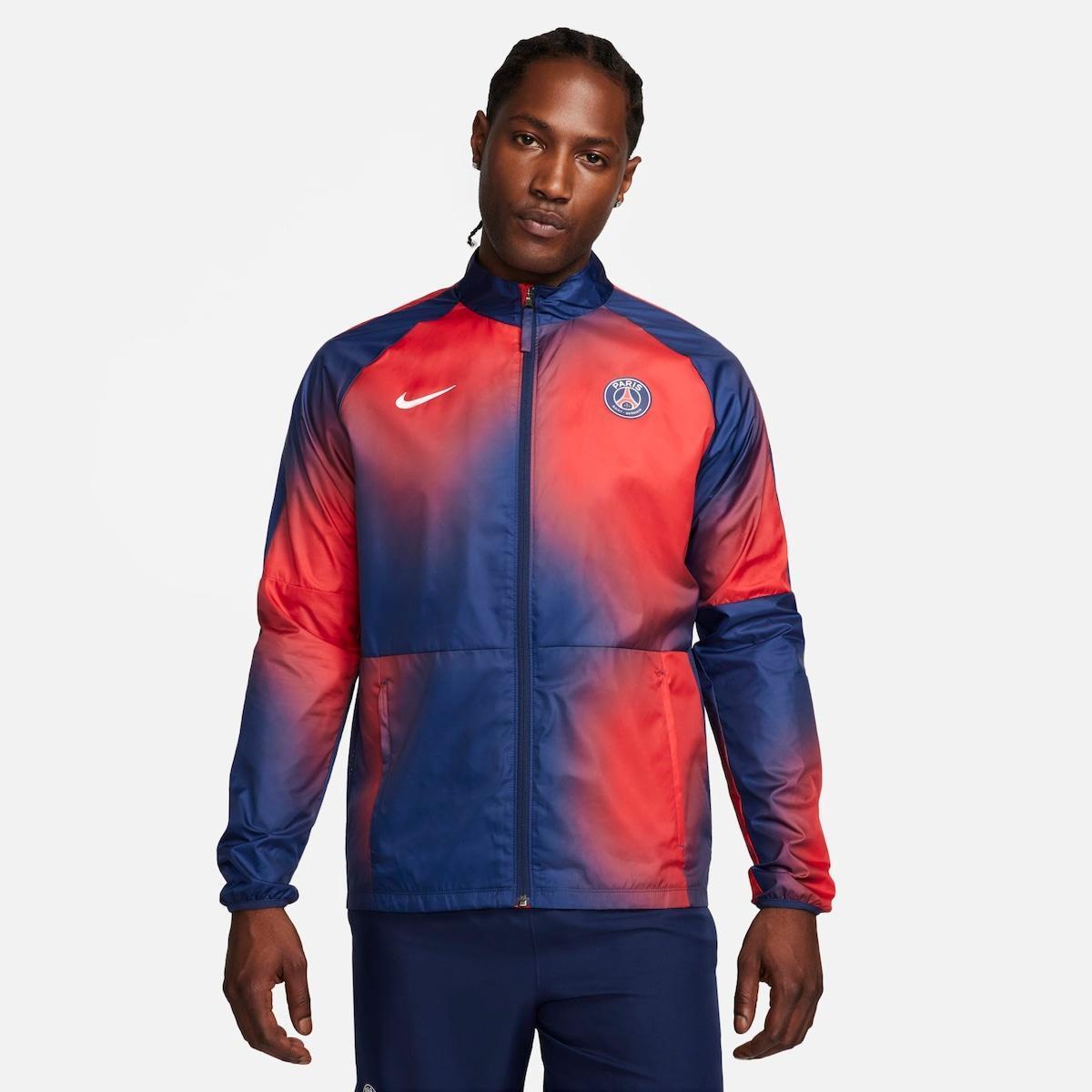 Jaqueta Nike PSG Academy Pro Masculina Azul Netshoes