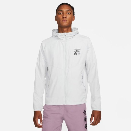 Jaqueta Nike Repel Wild Run Miler Masculina - Cinza Menor preço em Jaqueta Nike Repel Wild Run Miler Masculina - Cinza
