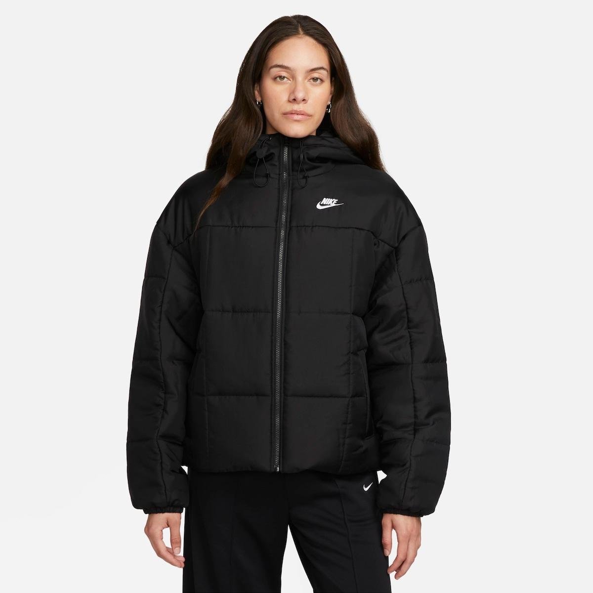 Jaqueta Nike Sportswear Classic Puffer Feminina Preto Netshoes