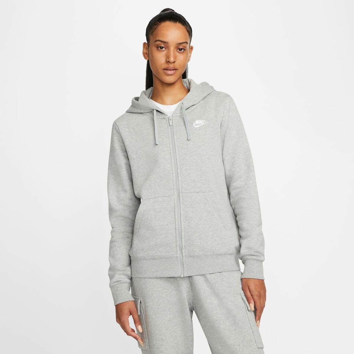 Jaqueta Nike Sportswear Club Fleece Feminina Casaco Moletom