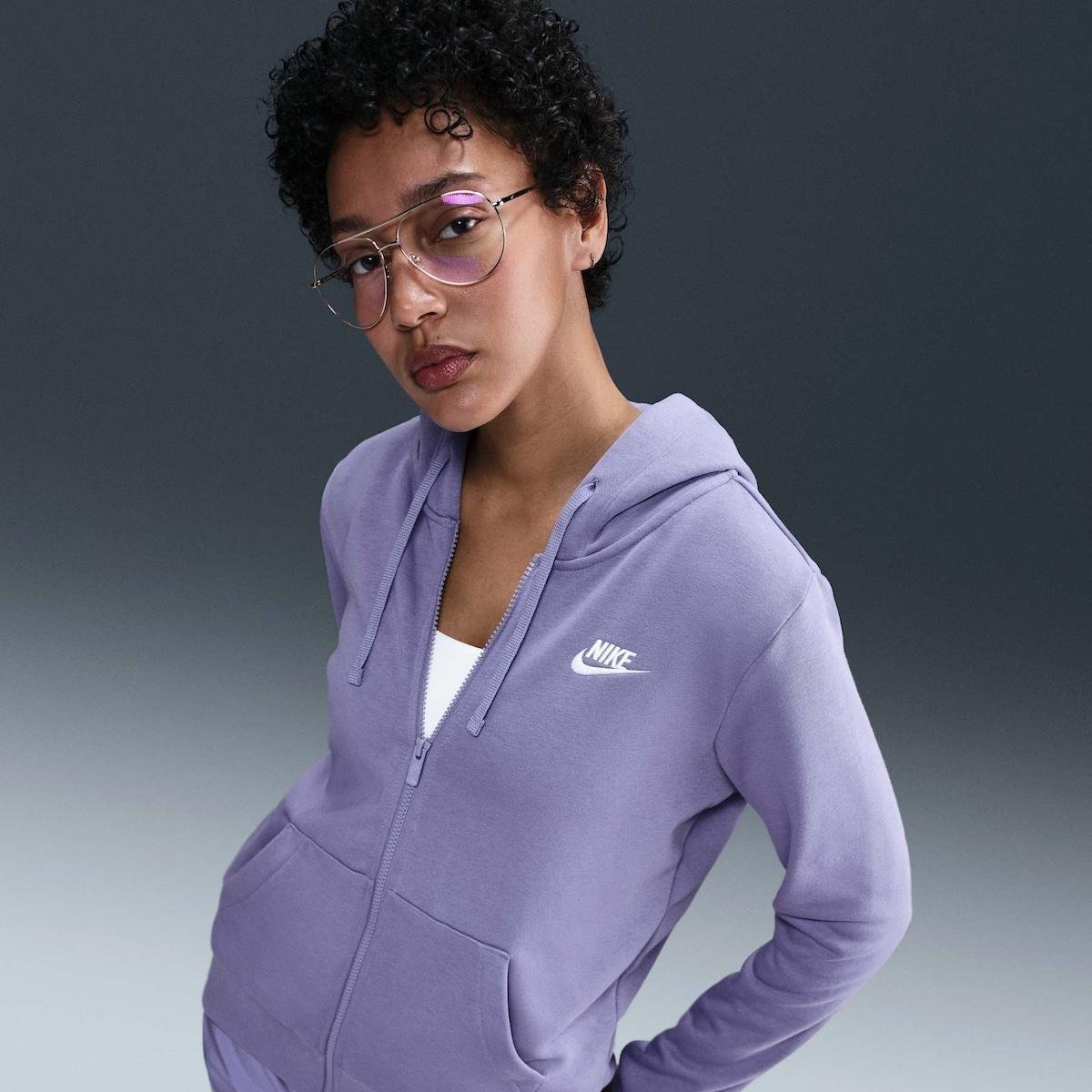 Jaqueta Nike Sportswear Club Fleece Feminina
