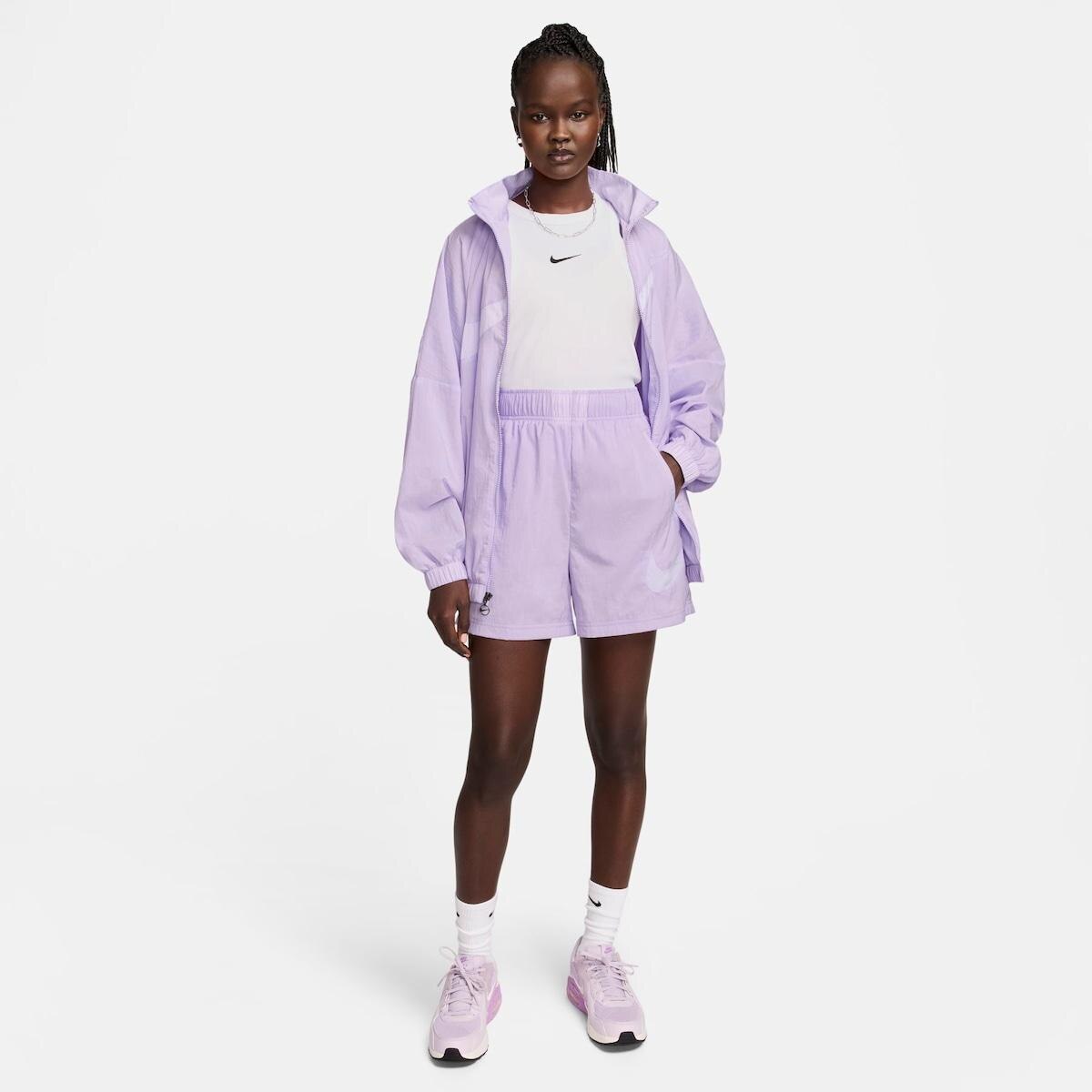 Jaqueta Nike Sportswear Essential Woven Feminina - Roxo | Netshoes