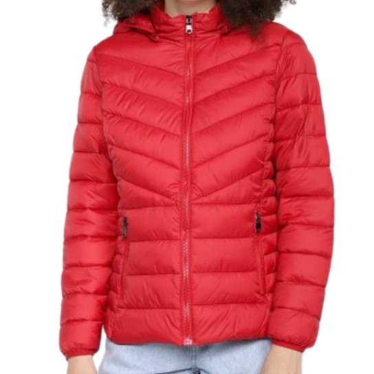 JAQUETA NYLON FEMININA FACINELLI 620209 - Vermelho Menor preço em JAQUETA NYLON FEMININA FACINELLI 620209 - Vermelho