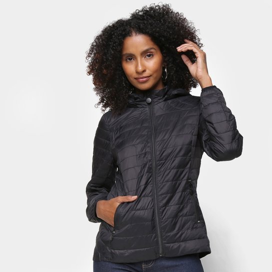 Jaqueta Nylon Puff SeV Com Capuz Feminina - Preto é ruim? Jaqueta Nylon Puff SeV Com Capuz Feminina - Preto é boa?
