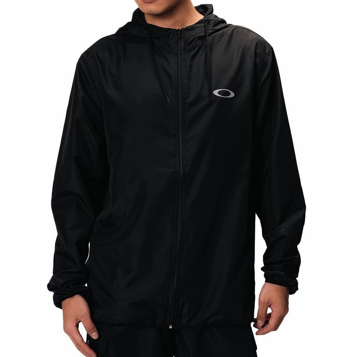Jaqueta Oakley Essential Windbreaker WT25 Masculina Menor preço em Jaqueta Oakley Essential Windbreaker WT25 Masculina