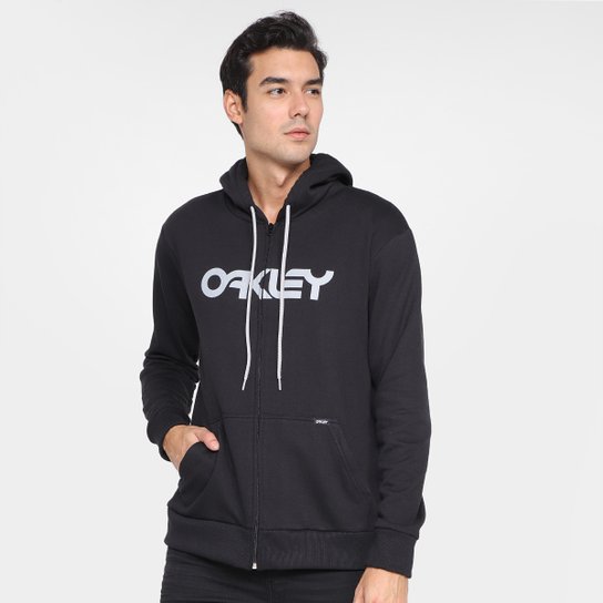 Jaqueta Oakley Moletom Mark II C/ Capuz Masculina - Preto Menor preço em Jaqueta Oakley Moletom Mark II C/ Capuz Masculina - Preto