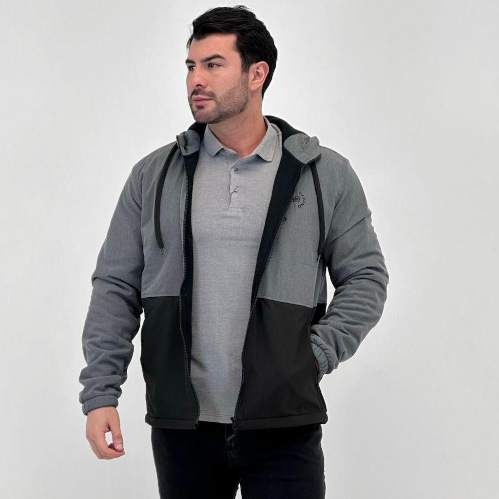 Jaqueta Oceano Tecido com Capuz Masculina