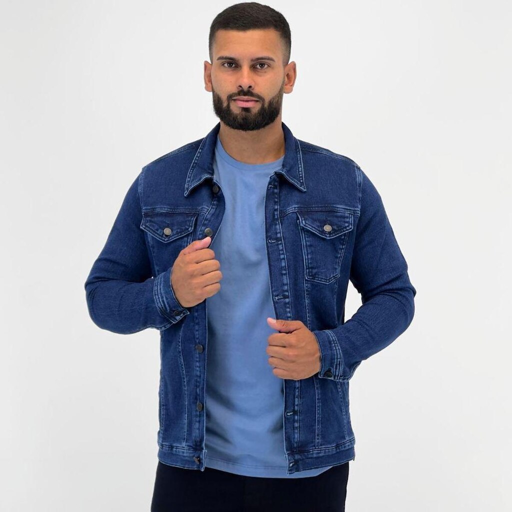 Jaqueta Ouzzare Jeans Tradicional