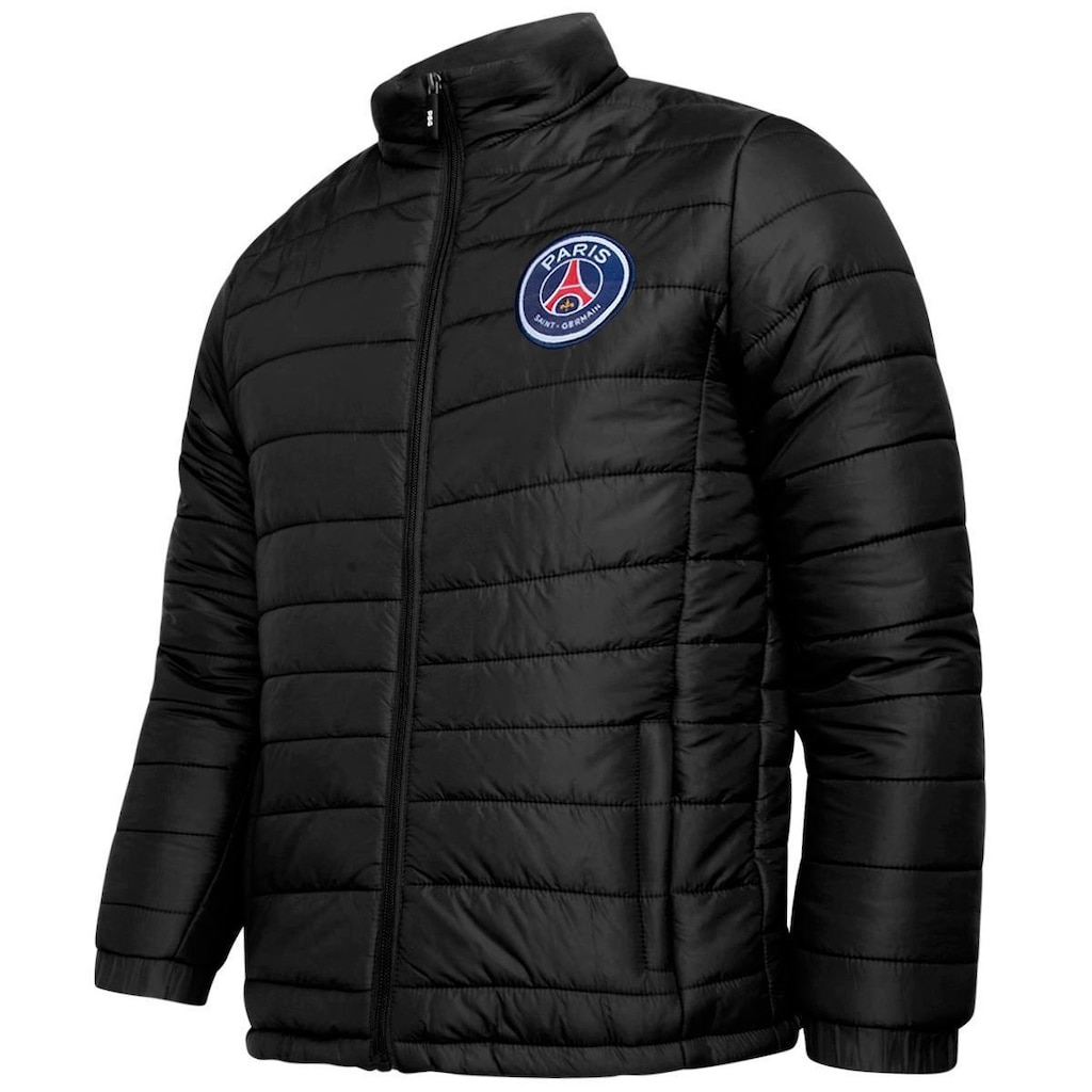 Jaqueta Padding PSG Paris Saint Germain Preto Masculina