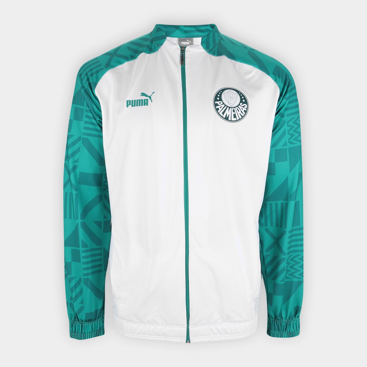 Jaqueta Palmeiras 23/24 Pré Jogo Puma Masculina Menor preço em Jaqueta Palmeiras 23/24 Pré Jogo Puma Masculina