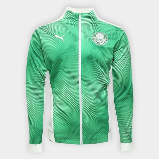 Jaqueta Palmeiras Treino 20/21 Puma Masculina - Verde+Branco Menor preço em Jaqueta Palmeiras Treino 20/21 Puma Masculina - Verde+Branco