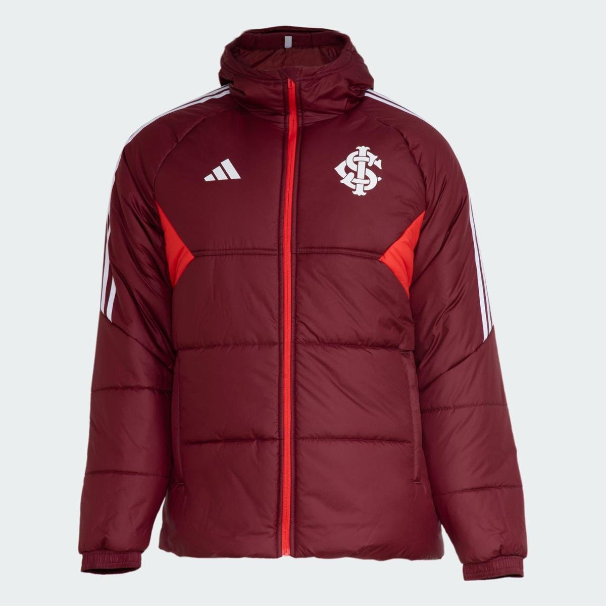 Jaqueta Parka Internacional 24/25 Adidas Vermelho Escuro Netshoes