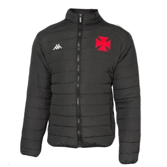 Jaqueta Parka Kappa Vasco 2020/21 Masculina - Preto Menor preço em Jaqueta Parka Kappa Vasco 2020/21 Masculina - Preto