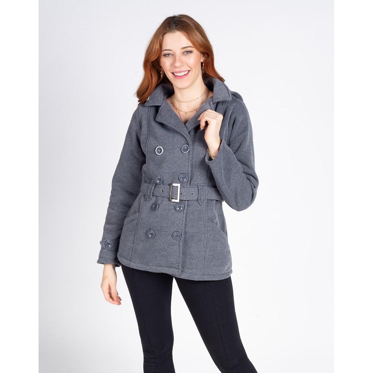 pea coat moletom com capuz